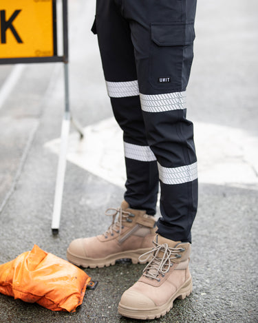 UNIT Mens Flexlite Reflective Utility Pants.