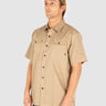 Task Short Sleeve Work Khaki