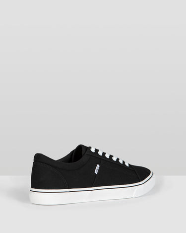 Estate Canvas Shoes Black White