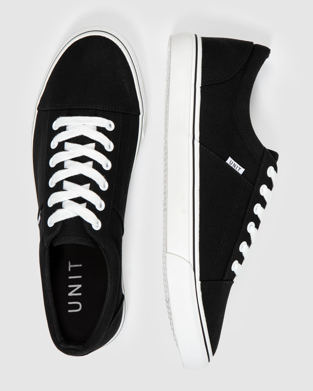 Estate Canvas Shoes Black White