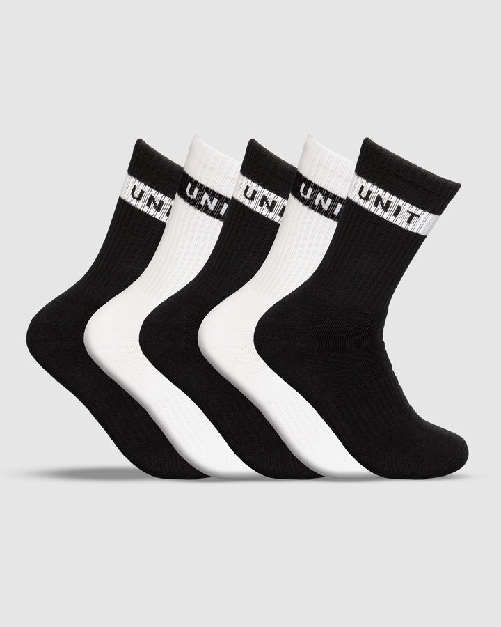 UNIT Wander Ladies Bamboo Hi-Lux Socks - 5 Pack