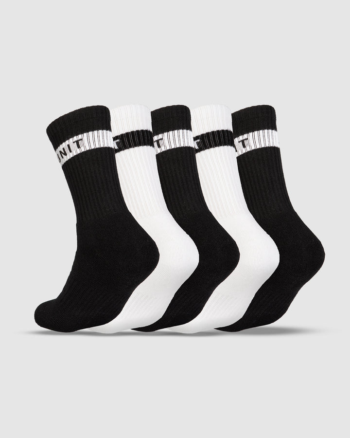 UNIT Wander Ladies Bamboo Hi-Lux Socks - 5 Pack