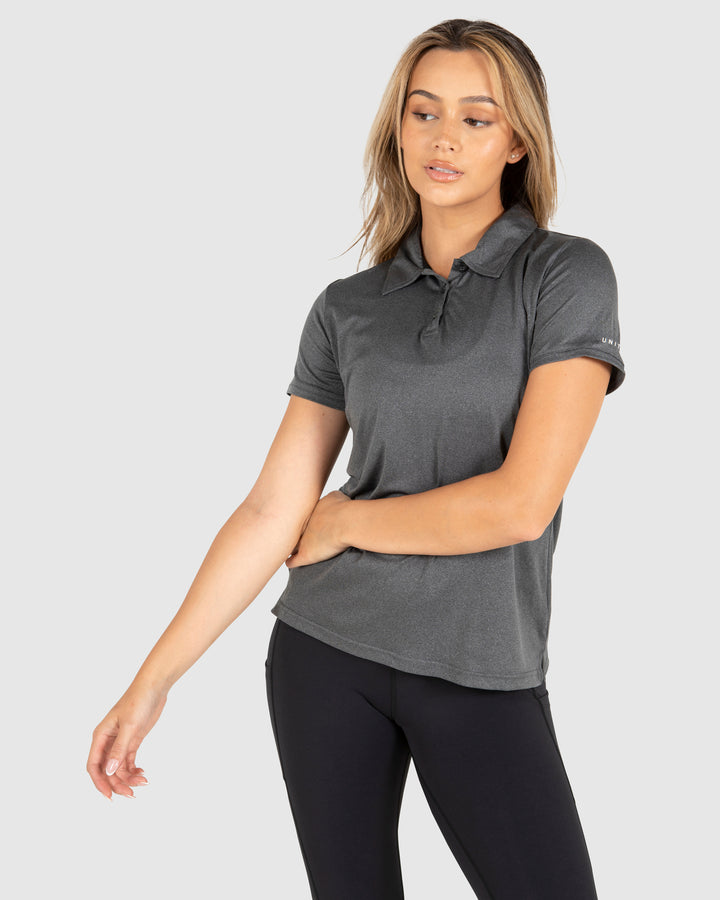 Women's Elite Flex Polo char heather