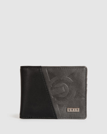 Split Bi-Fold Wallet Black