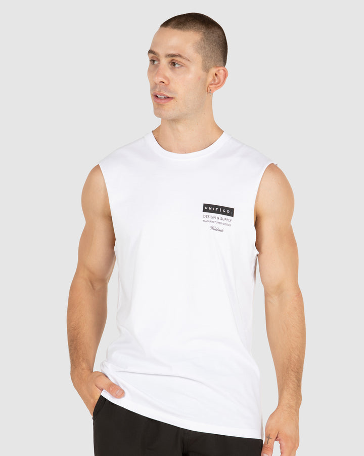 UNIT Mens Plate Muscle Tee