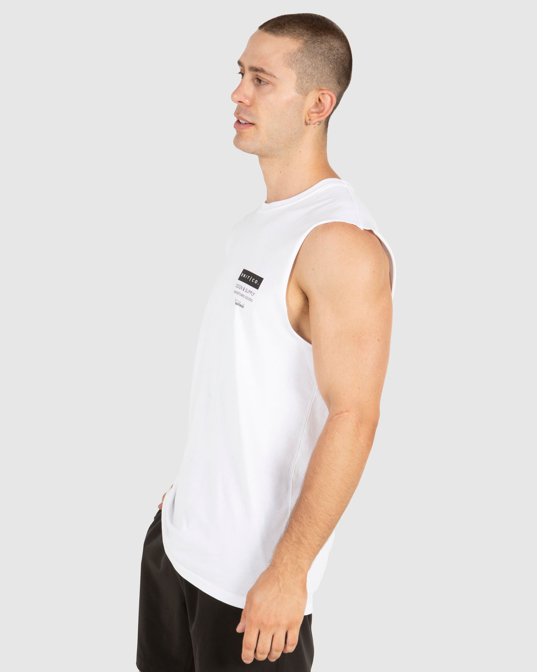 UNIT Mens Plate Muscle Tee