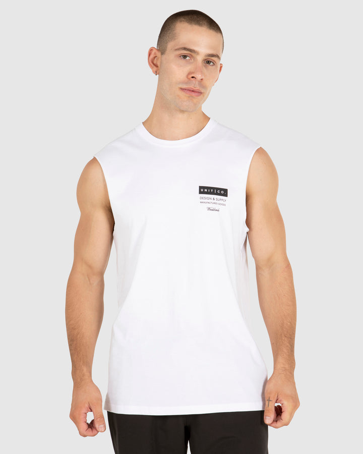 UNIT Mens Plate Muscle Tee