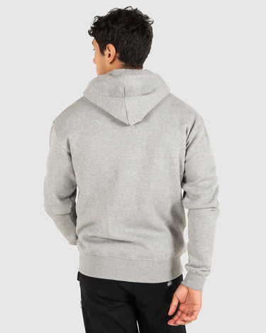 Stack Zip Thru Hoodie Grey Marle