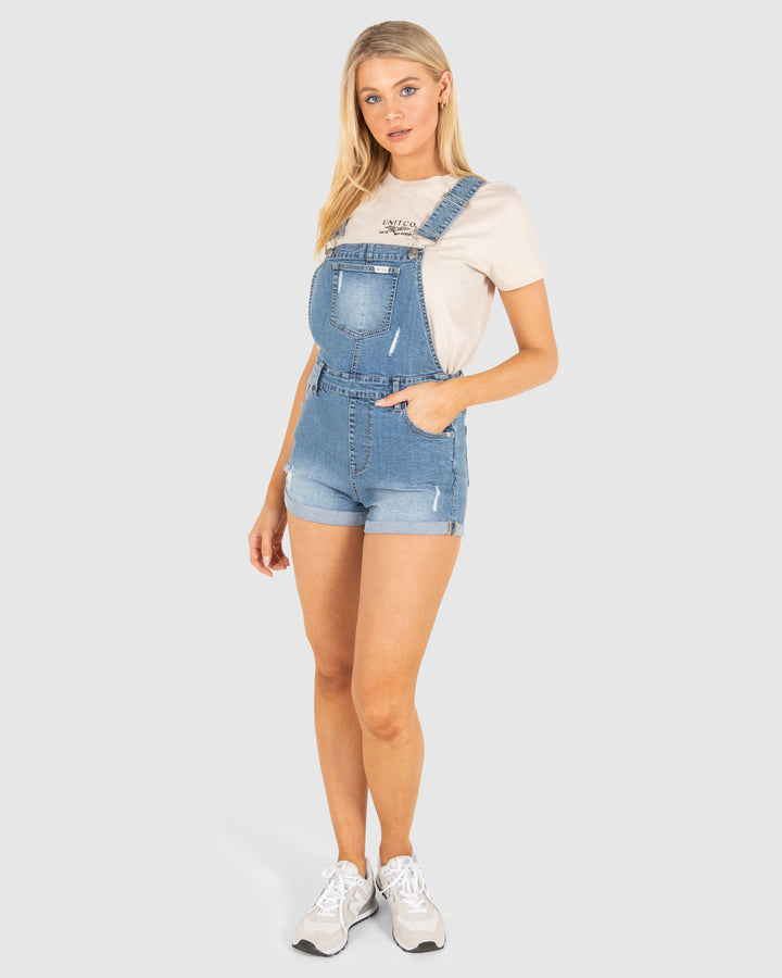 UNIT Ladies Bailey Denim Overalls