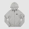 Youth Stack Zip Thru Hoodie Grey Marle