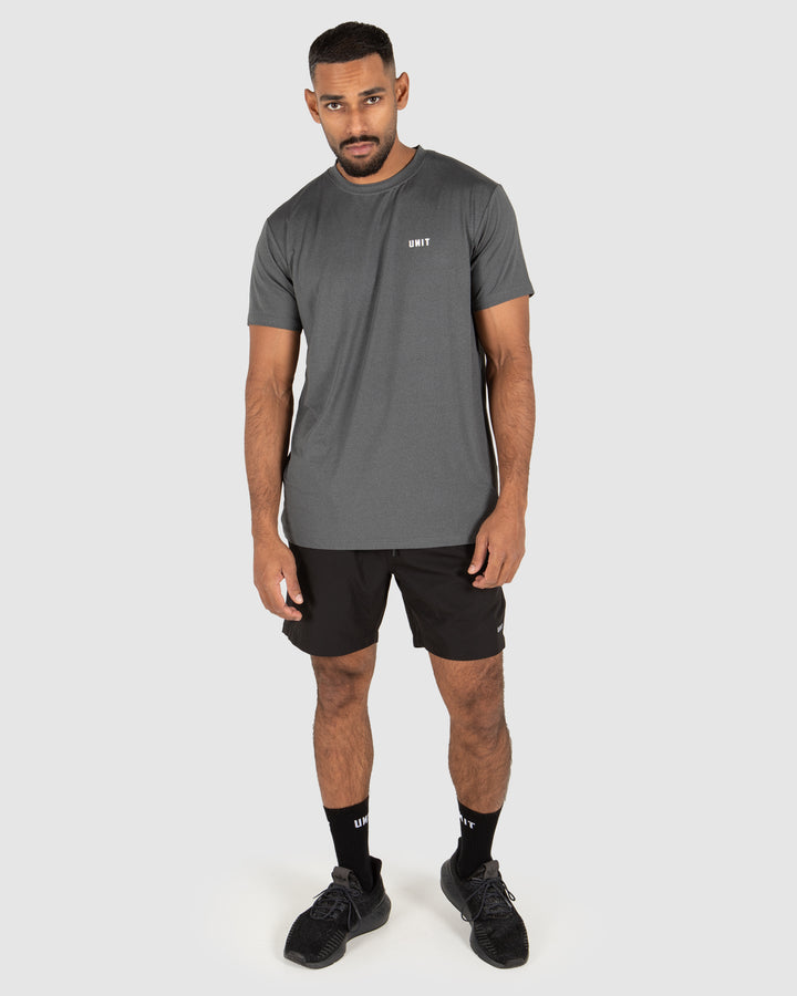 Pro Flex Performance Tee Char Heather