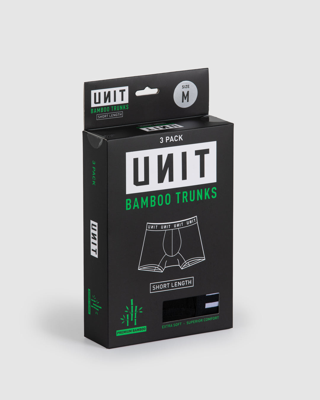 UNIT Mens Bamboo Short Trunk Underwear