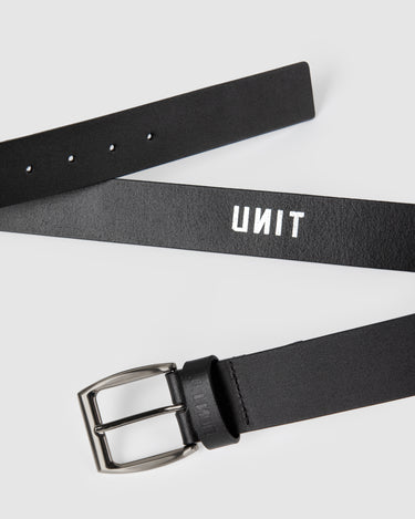 Fortitude Leather Belt Black