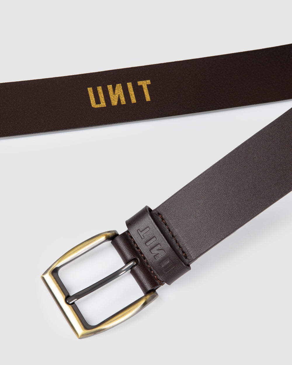 Fortitude Leather Belt Dark Choc