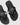 Stamp Flip Flops Black