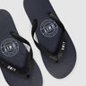 Stamp Flip Flops Navy