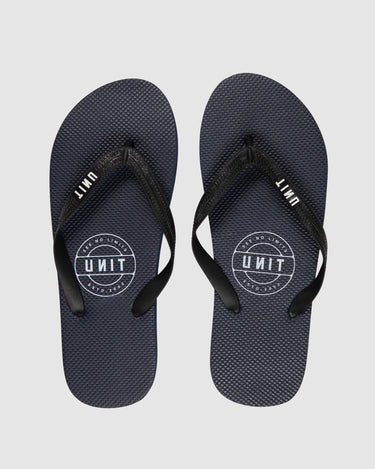 Stamp Flip Flops Navy