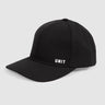 Performance Curve Peak Snapback Cap Black
