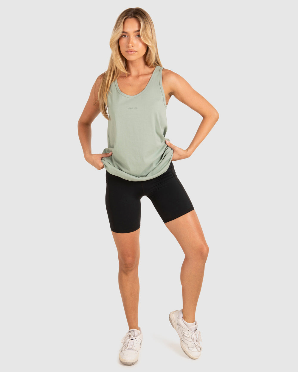 Studio Singlet Sage Green