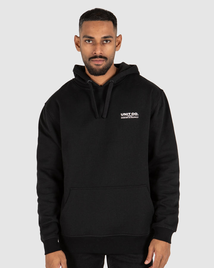 UNIT Mens Worldwide Pull Over Hoodie
