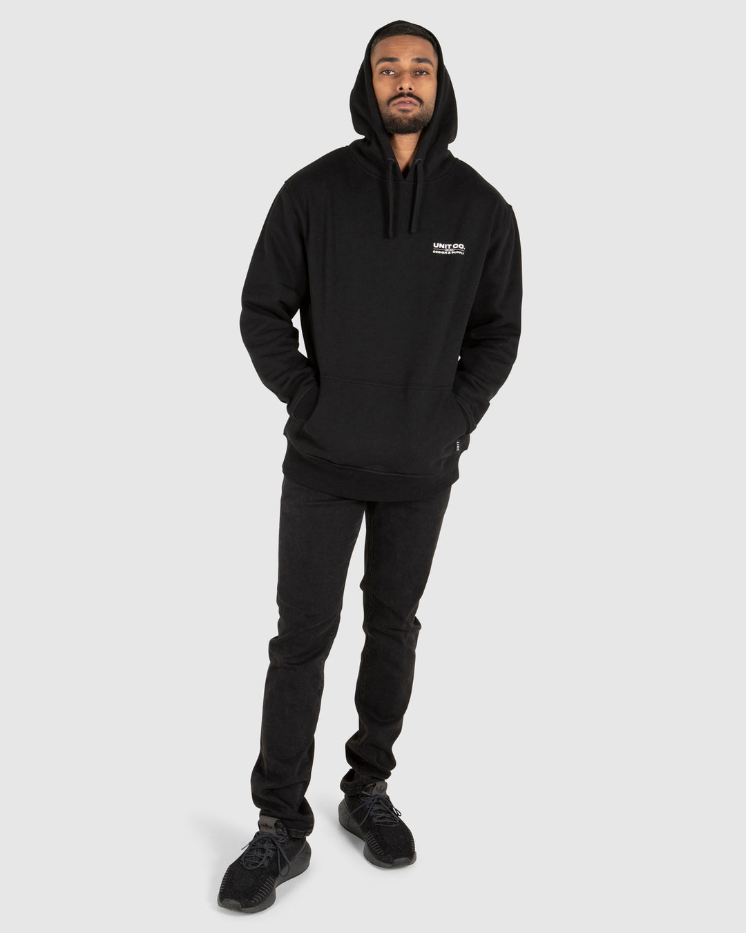UNIT Mens Worldwide Pull Over Hoodie