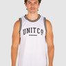 Squad Sports Tank White