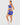 Energy Cross Sports Bra Royal Blue