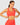 Energy Support Sports Bra Red