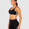 Flow Strap Sports Bra Black