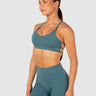 Flow Strap Sports Bra Jade Blue