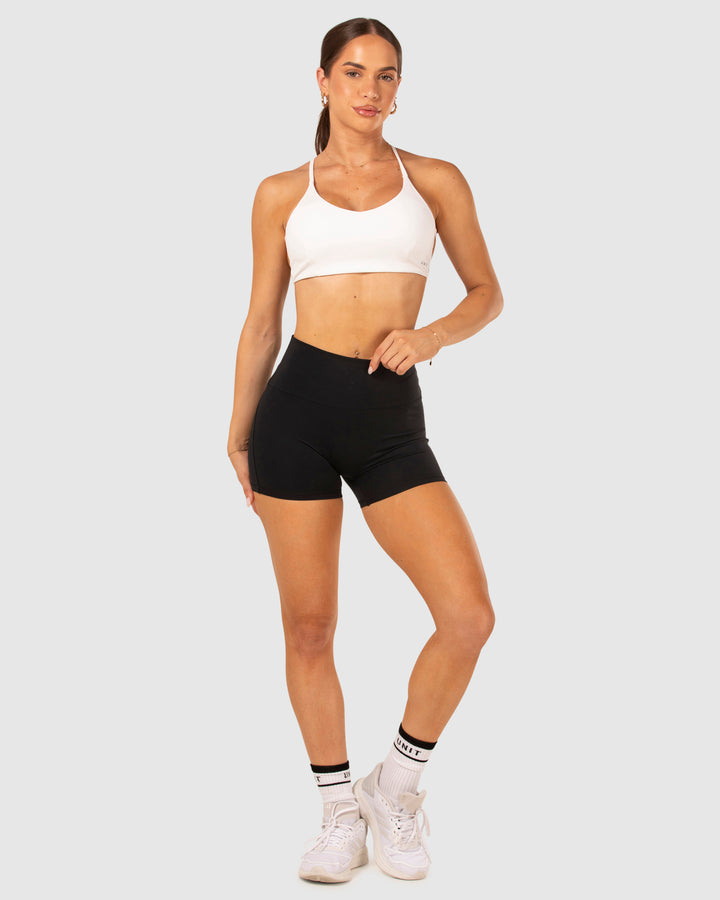 Flow Strap Sports Bra White