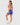 Flow Strap Sports Bra Royal Blue
