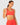 Flow Strap Sports Bra Red