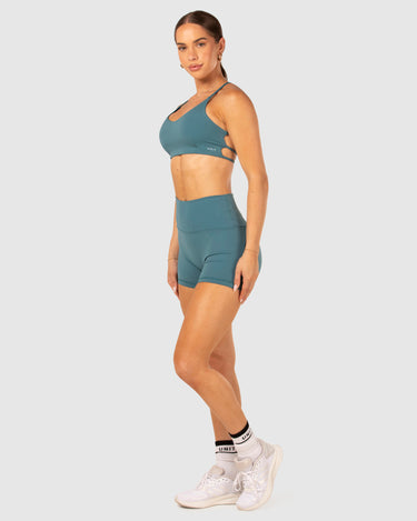 Flow Mini Shorts Jade Blue
