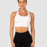 Energy Strap Sports Bra White
