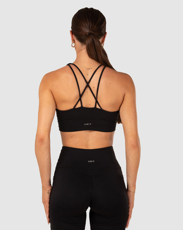 Energy Strap Sports Bra Black