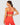 Energy Strap Sports Bra Red