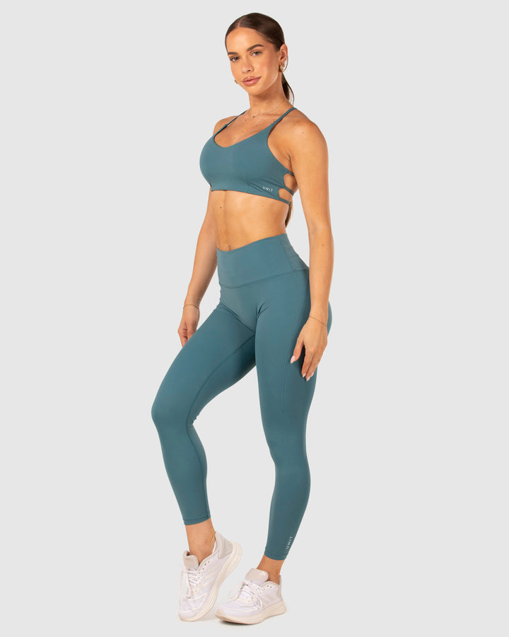 Flow Leggings Jade Blue