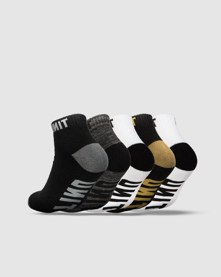 UNIT Max Youth Lo-Lux Socks - 5 Pack