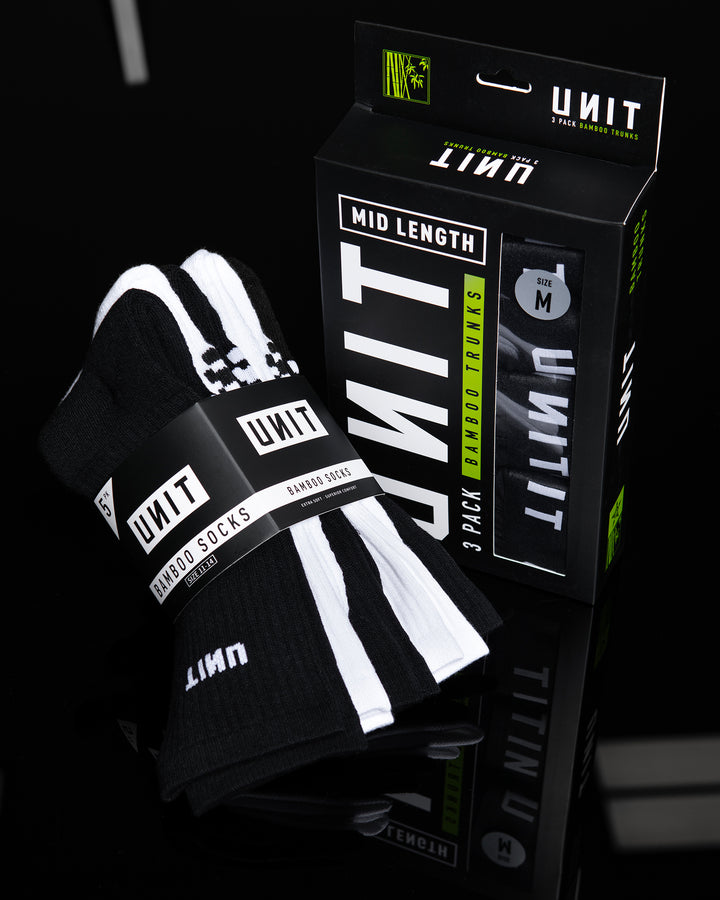 UNIT Storm Men's Bamboo Hi-Lux Socks - 5 pack
