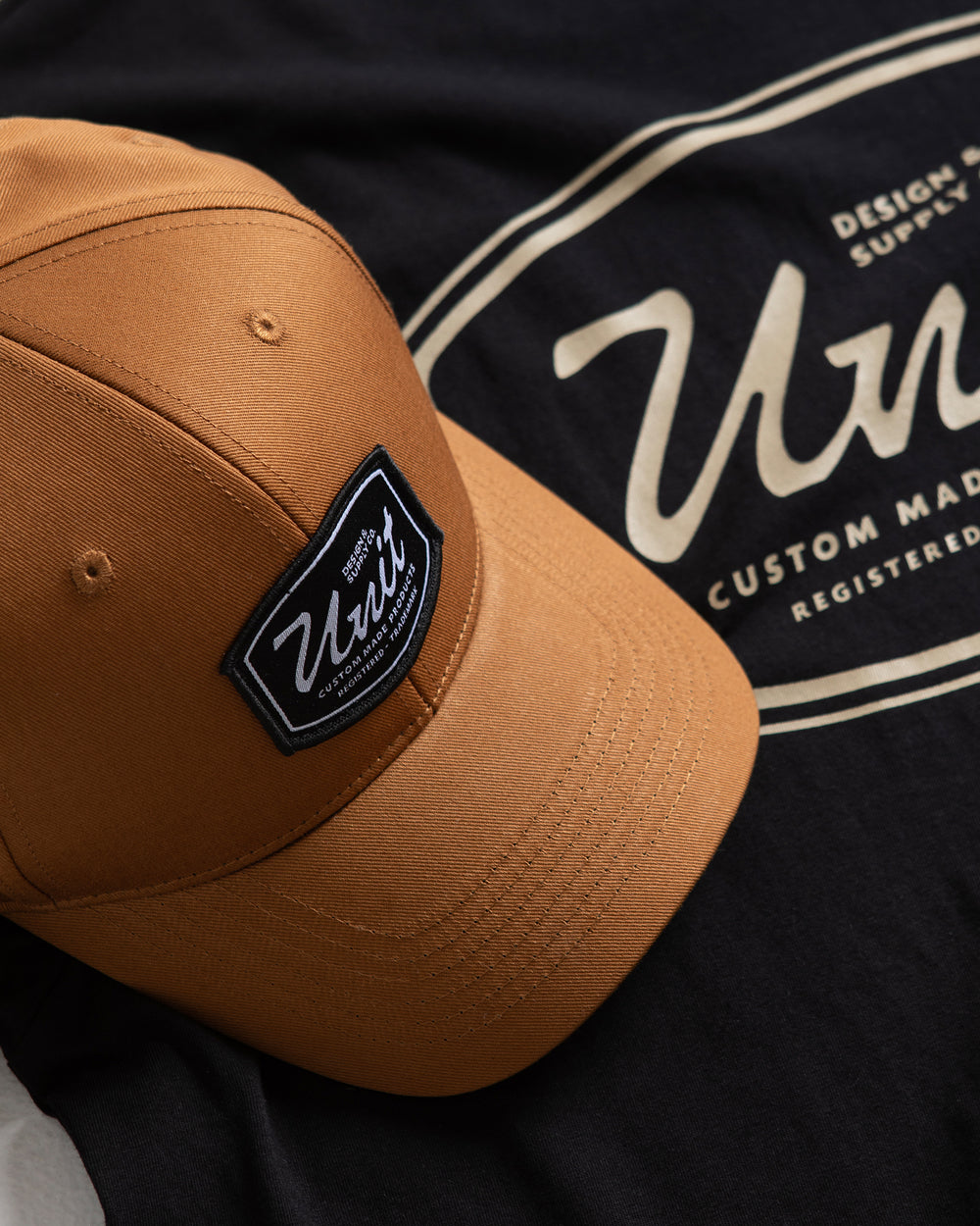 UNIT Mack Men's Curve Peak Snapback Cap