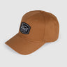 Mack Curve Peak Snapback Cap Brown
