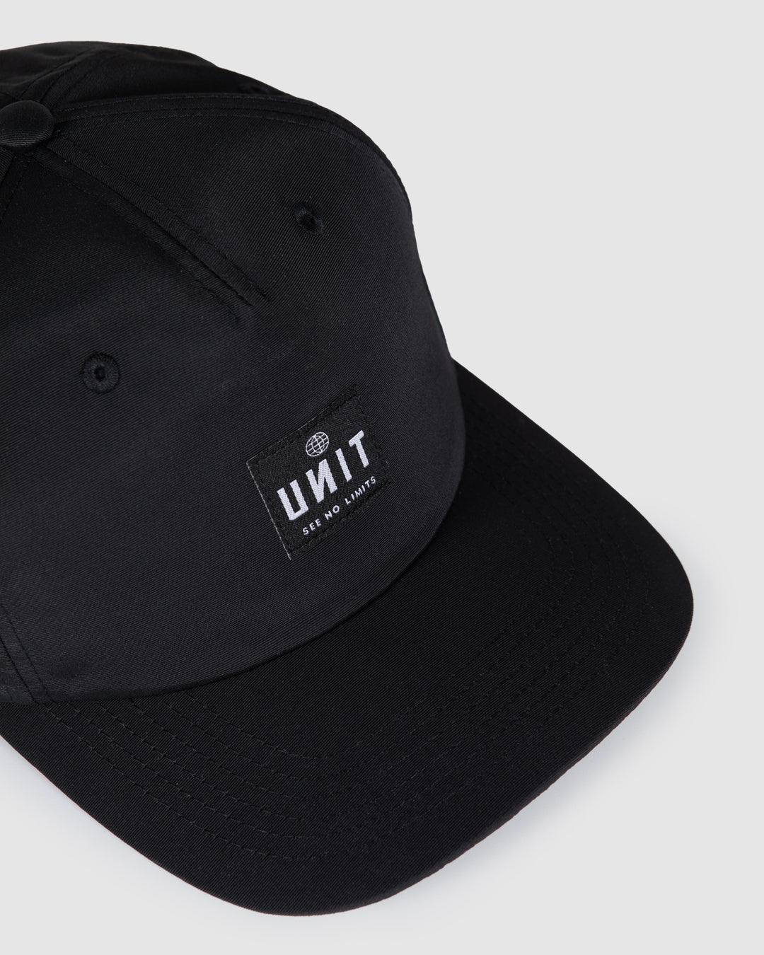 UNIT Level Men's Flat Peak Unstructured Strapback Cap