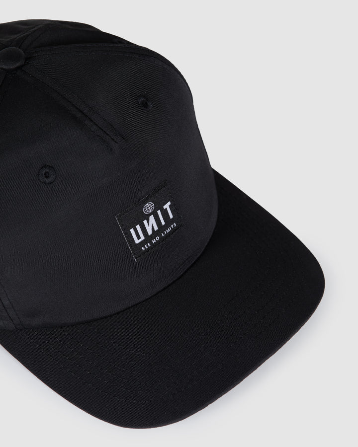 UNIT Level Men's Flat Peak Unstructured Strapback Cap