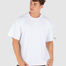 mens Heavy Oversized Tee white