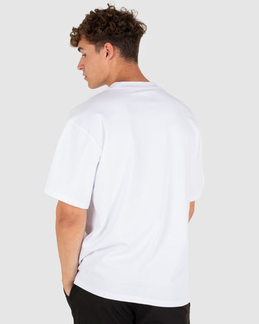 mens Heavy Oversized Tee white
