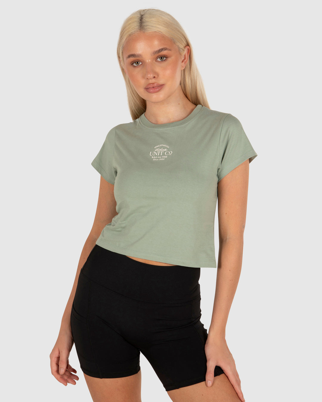 Porter Baby Tee Sage Green
