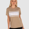 Headline Tee Tan
