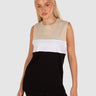 Coco Muscle Tee Cement