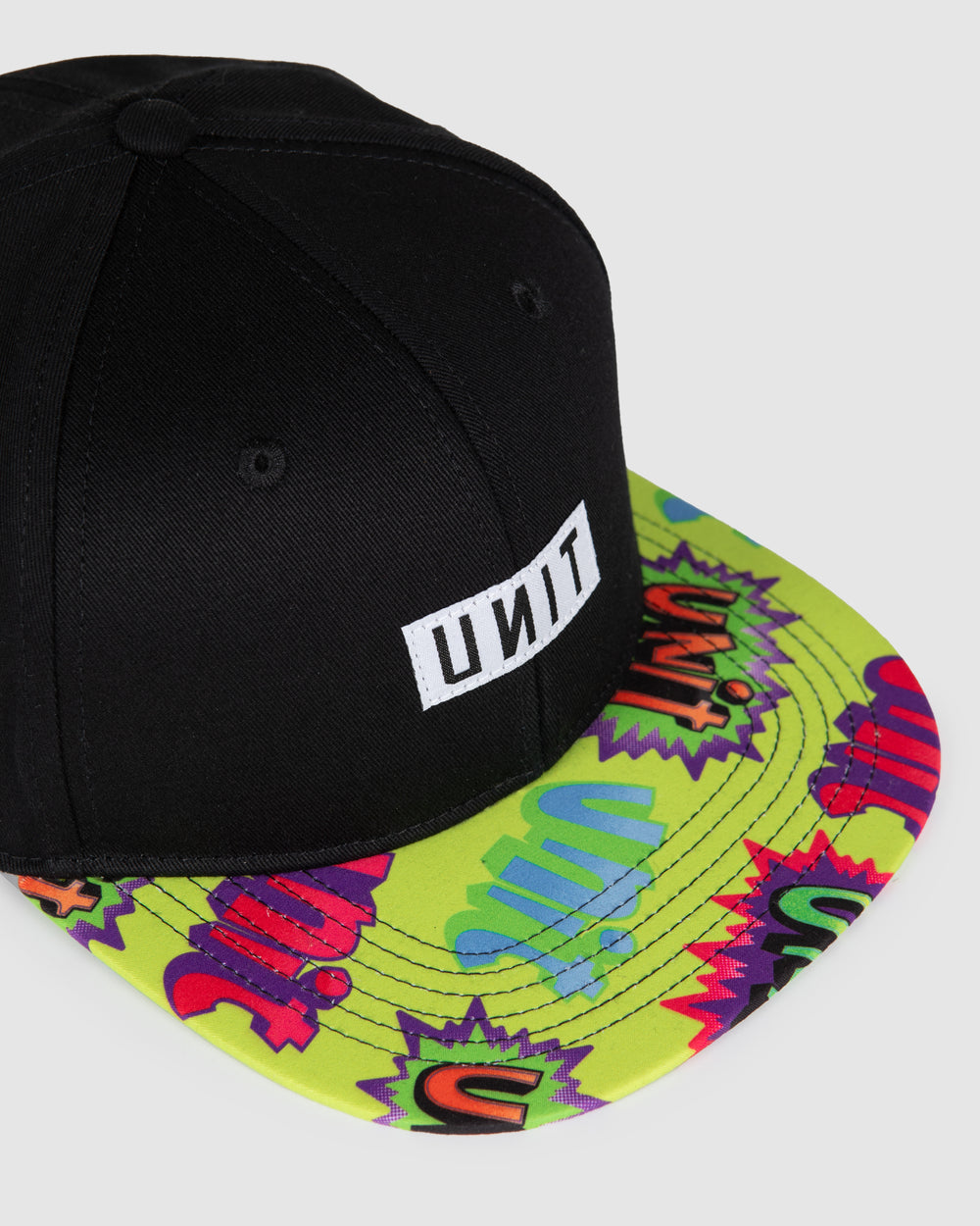 UNIT Stomp Youth Flat Peak Snapback Cap